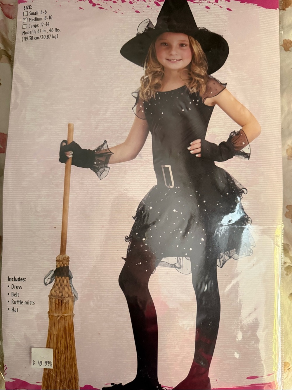 Halloween Glitter Witch Costume